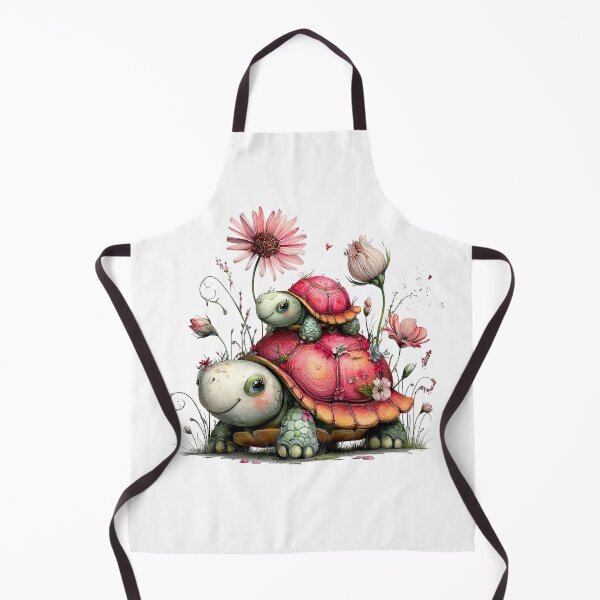 Item preview, Sweet Floral Turtle Family Love Mother's Day Art designed and sold by lojadpop.