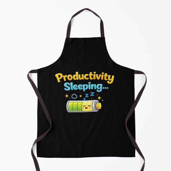 Item preview, Productivity Sleeping – Low Battery Funny Motivation Meme designed and sold by NarpLTD.