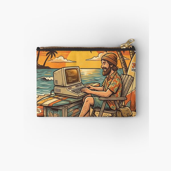 Item preview, WiFi Is My Office Vintage Digital Nomad Beach T-Shirt designed and sold by urbinet.