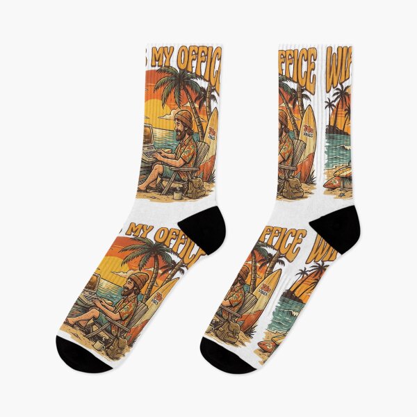 Item preview, WiFi Is My Office Vintage Digital Nomad Beach T-Shirt designed and sold by urbinet.