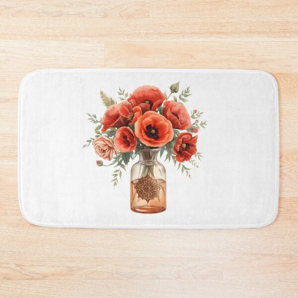 Item preview, Bouquet of wild red poppies designed and sold by uunaa.