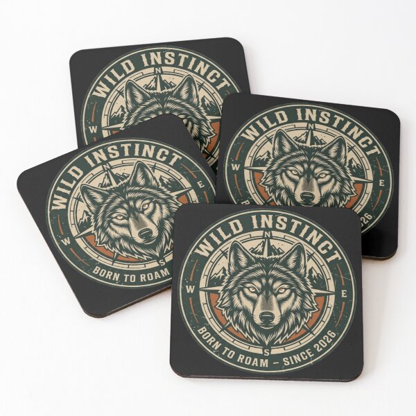 Item preview, Wild Instinct – Born to Roam Emblem designed and sold by Dogandesighn.