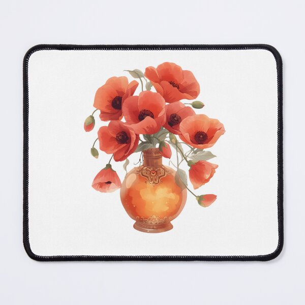 Item preview, Bouquet of wild red poppies designed and sold by uunaa.