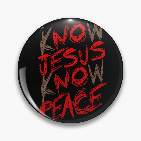 Item preview, No Jesus? Know Jesus Christ, Know Peace | Christian Cool Graphic Design designed and sold by Based History.