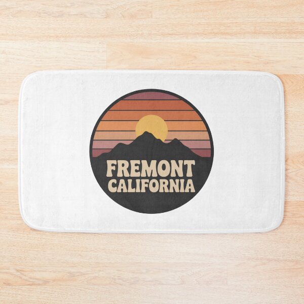 Item preview, Fremont California: Retro Sunset Badge designed and sold by CircinusStore.