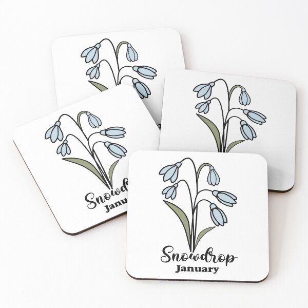 Item preview, January Birth Month Flower - Snowdrop Aesthetic designed and sold by Lumina-Studio.