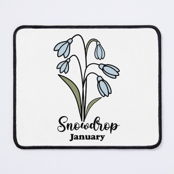 Item preview, January Birth Month Flower - Snowdrop Aesthetic designed and sold by Lumina-Studio.