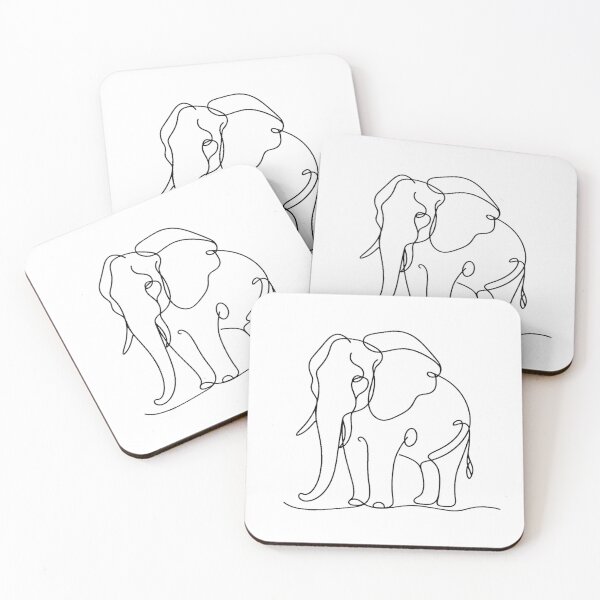Item preview, Elephant in One Line Wonder   designed and sold by Vanich-Panich.