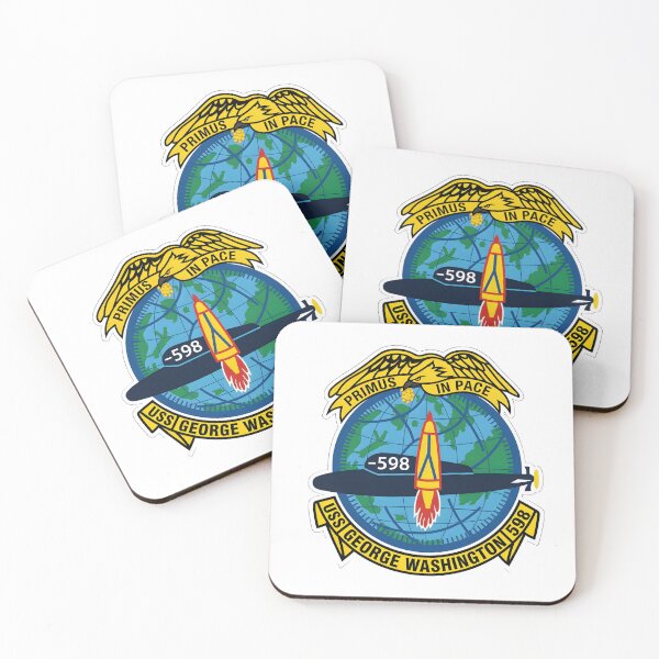 Item preview, USS George Washington SSBN-598 Ballistic Missile Submarine Emblem designed and sold by CharlieDesings.