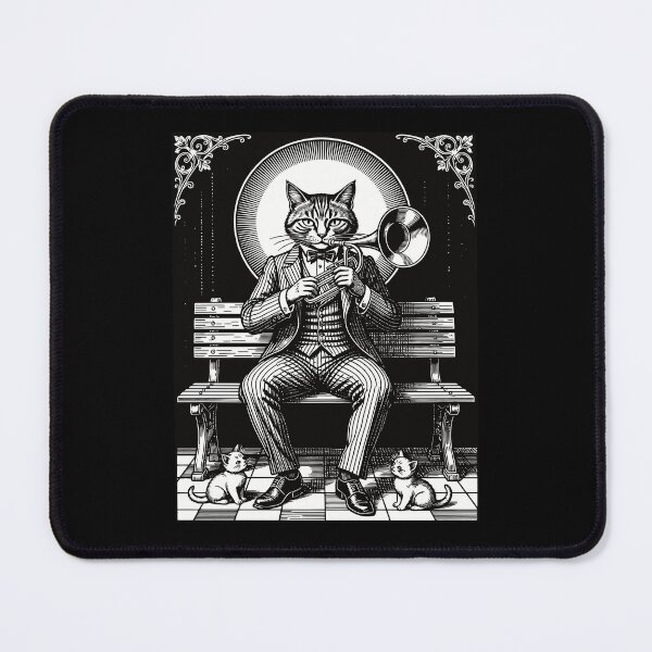 Item preview, Byleth A Dapper Cat-Headed Musician designed and sold by taiche.