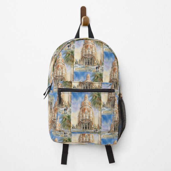 Item preview, Banco de Valencia Watercolor Cityscape designed and sold by caracatita75.