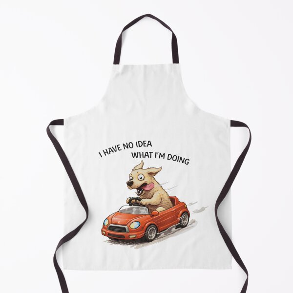 Item preview, I Have No Idea What I’m Doing Dog Meme designed and sold by DiceWay.