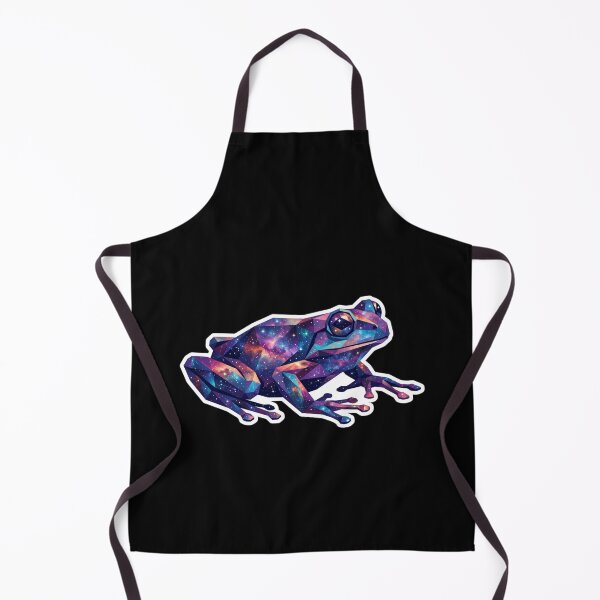 Item preview, Geometric Galaxy Frog - Space Art Sticker for Astronomy Lovers designed and sold by bsbd-action.