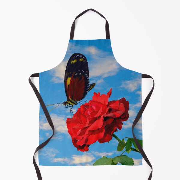 Item preview, Tiger longwing butterfly on a red rose designed and sold by Peter Etchells.