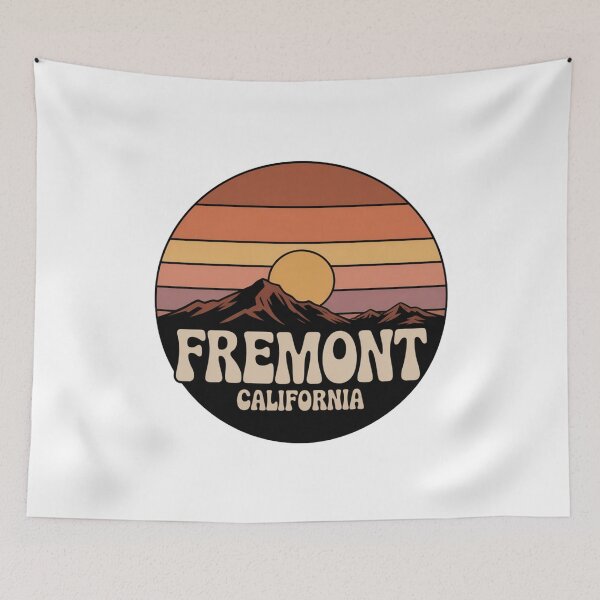 Item preview, Fremont California: Vintage Sunset Mountains designed and sold by CircinusStore.
