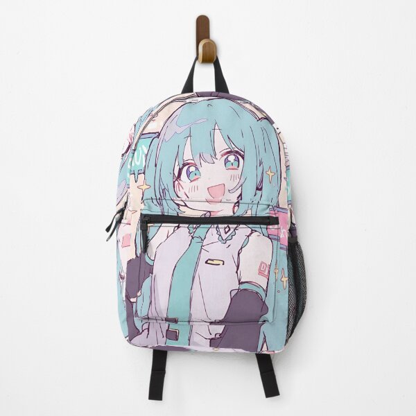 Item preview, Cute Pastel Anime Idol Girl – Kawaii Blue Hair Vocal Style Aesthetic designed and sold by Dyan4.