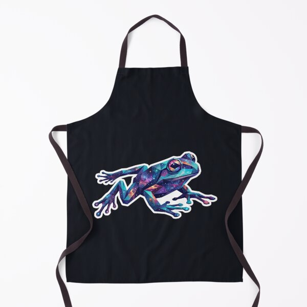 Item preview, Frog in Cosmic Leap - Dynamic Galaxy Sticker for Nature Fans designed and sold by bsbd-action.
