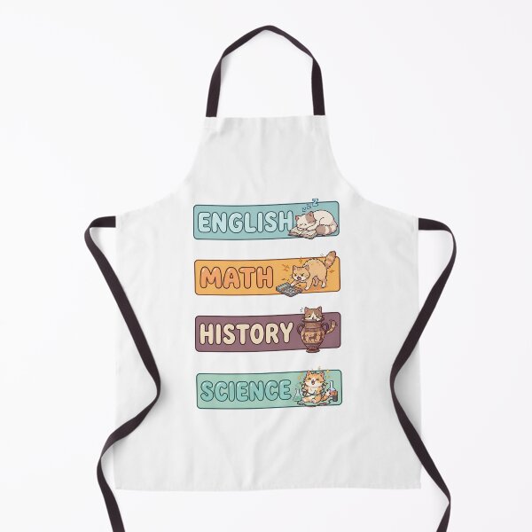 Item preview, Pastel Kawaii Cat English Math History Science Labels Shirt designed and sold by Fenay Designs.