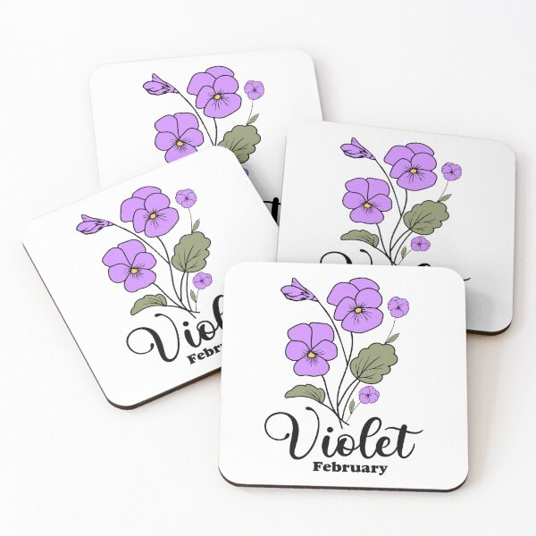 Item preview, February Birth Month Flower - Violet Aesthetic designed and sold by Lumina-Studio.