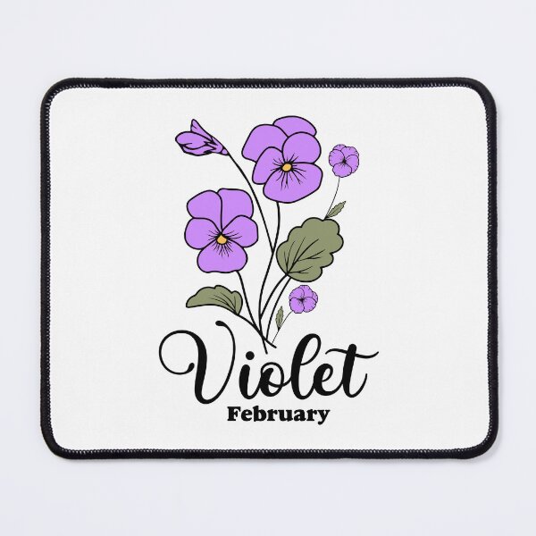 Item preview, February Birth Month Flower - Violet Aesthetic designed and sold by Lumina-Studio.