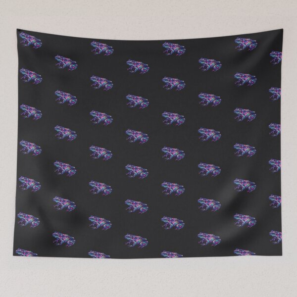 Item preview, Mystic Frog Low Poly - Nebula Illustration for Interior Decoration designed and sold by bsbd-action.