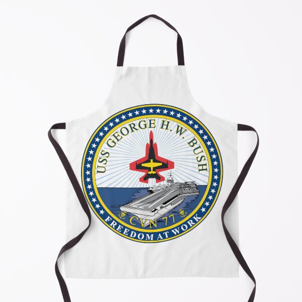 Item preview, USS George H.W. Bush CVN-77 "Freedom at Work" Naval Emblem designed and sold by CharlieDesings.