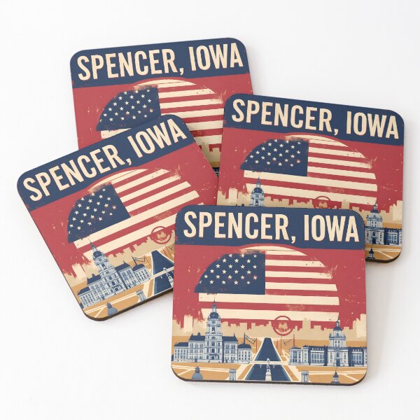 Item preview, Spencer Iowa 1950s USA Vintage Travel Tourism designed and sold by TravelersGems.