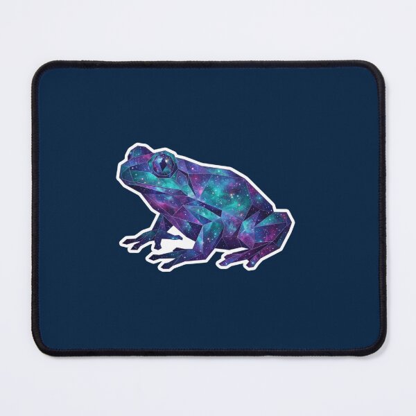 Item preview, Turquoise Space Frog - Bright Galaxy Design for Summer Accessories designed and sold by bsbd-action.