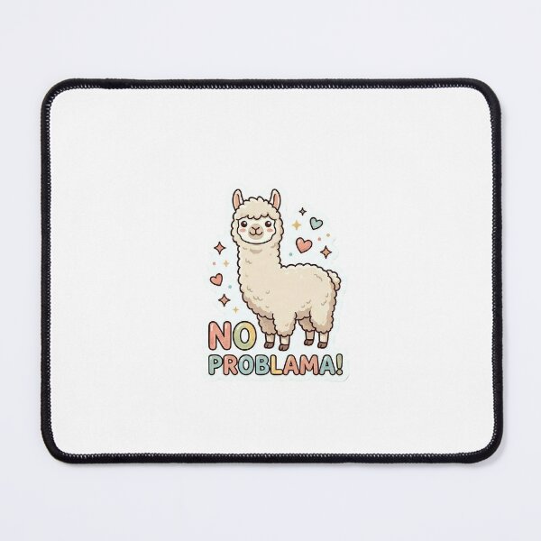 Item preview, Cute No Problama Llama Pastel Sticker designed and sold by TrilokAnand.