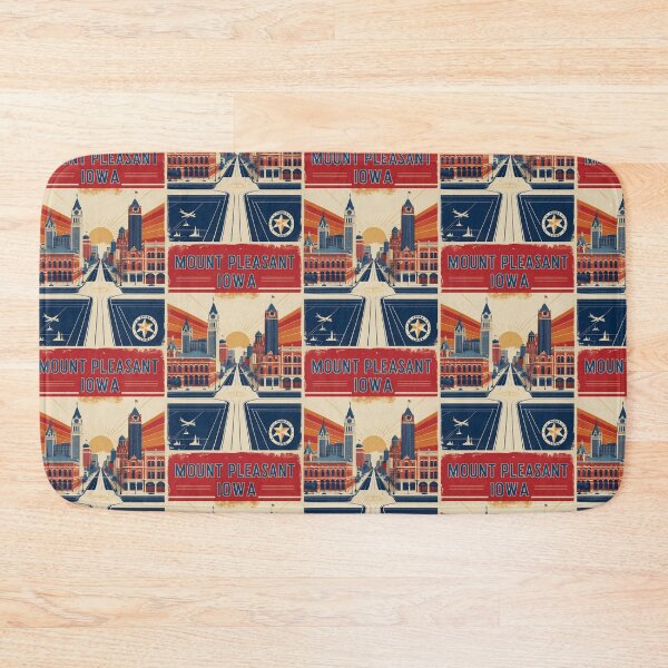 Item preview, Mount Pleasant Iowa 1950s USA Vintage Travel Tourism designed and sold by TravelersGems.
