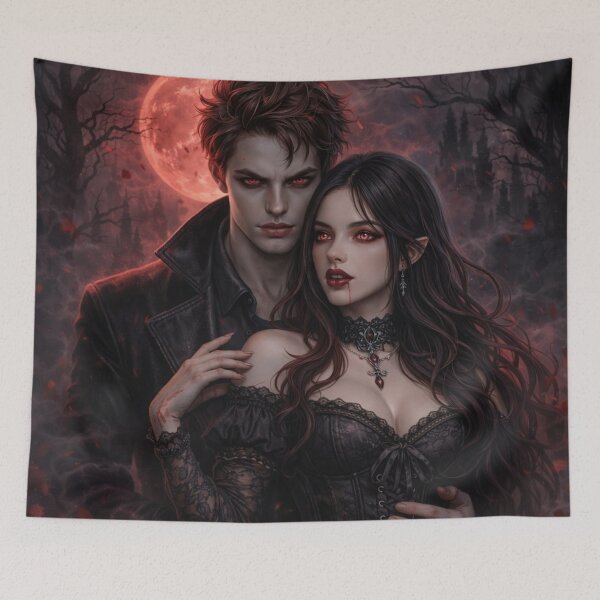 Item preview, Crimson Eternal Gothic Couple designed and sold by Bai Lesloy.
