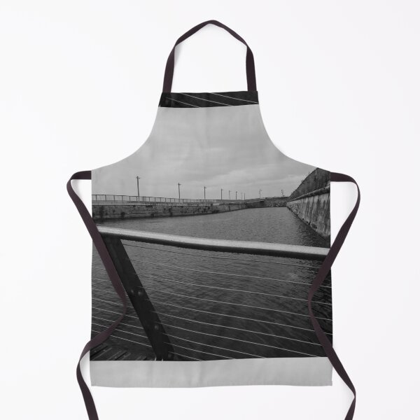Item preview, Monochrome Coastal Path at Long Curtain Battery Portsmouth designed and sold by pinkal.