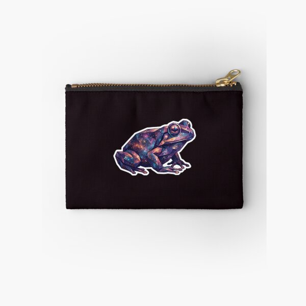 Item preview, Galactic Sunset Frog - Warm Colors Sticker for Sticker Collectors designed and sold by bsbd-action.