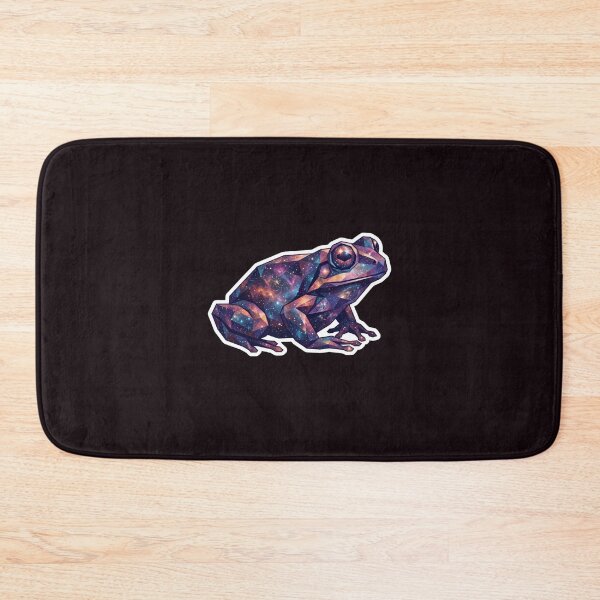 Item preview, Galactic Sunset Frog - Warm Colors Sticker for Sticker Collectors designed and sold by bsbd-action.
