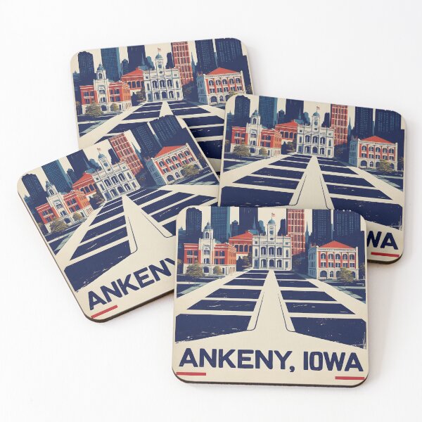 Item preview, Ankeny Iowa 1950s USA Vintage Travel Tourism designed and sold by TravelersGems.