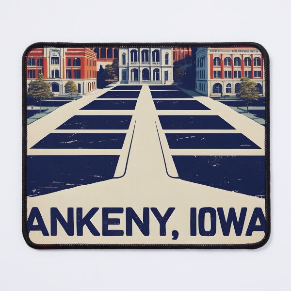 Item preview, Ankeny Iowa 1950s USA Vintage Travel Tourism designed and sold by TravelersGems.