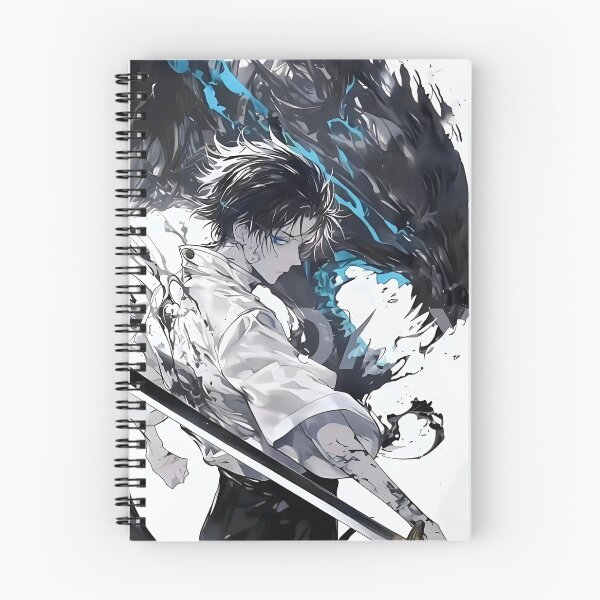 Item preview, Dark Anime Swordsman With Shadow Beast – Blue Aura Samurai Art designed and sold by Dyan4.