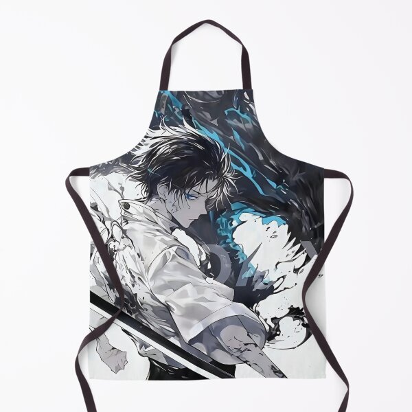 Item preview, Dark Anime Swordsman With Shadow Beast – Blue Aura Samurai Art designed and sold by Dyan4.