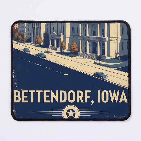 Item preview, Bettendorf Iowa 1950s USA Vintage Travel Tourism designed and sold by TravelersGems.