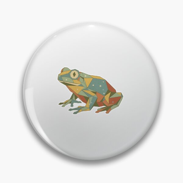 Item preview, Minimalist Geometric Frog - Pastel Colored Sticker for Nordic Decoration designed and sold by bsbd-action.
