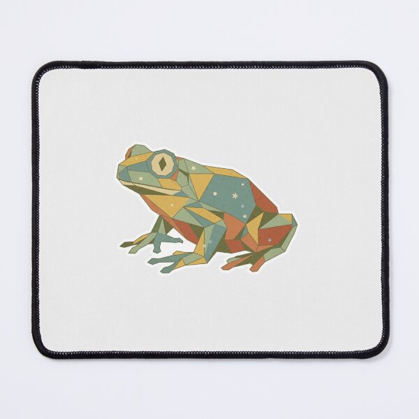 Item preview, Minimalist Geometric Frog - Pastel Colored Sticker for Nordic Decoration designed and sold by bsbd-action.