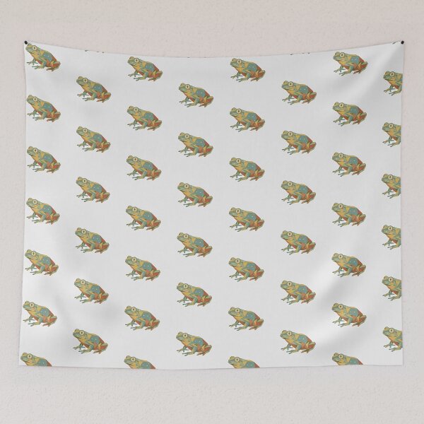 Item preview, Minimalist Geometric Frog - Pastel Colored Sticker for Nordic Decoration designed and sold by bsbd-action.