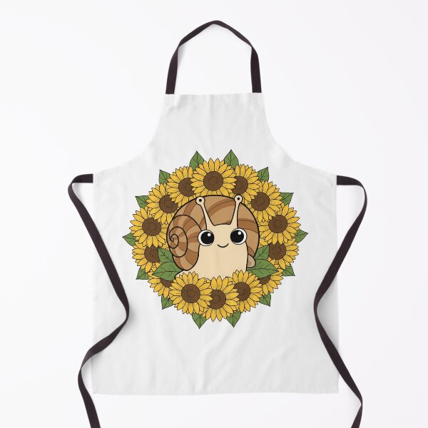 Item preview, Cute Kawaii Snail Sunflower Floral Wreath designed and sold by k3rstman1.