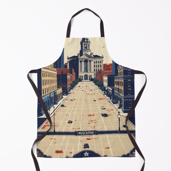 Item preview, Muscatine Iowa 1950s USA Vintage Travel Tourism designed and sold by TravelersGems.