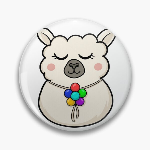 Item preview, Alpaca with colorful beaded necklace designed and sold by wayano.