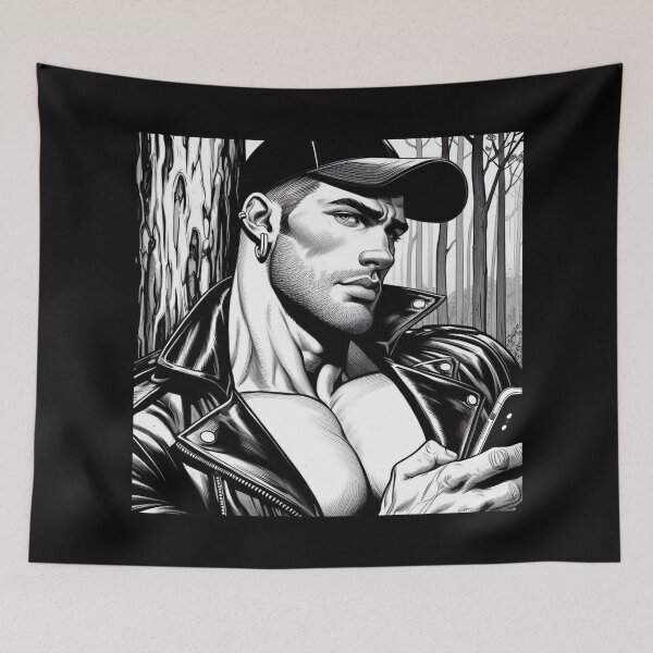 Item preview, Daddy’s Got Reception Berlin Gay Leather Pride Graphic Design designed and sold by ItsAKinkThing.