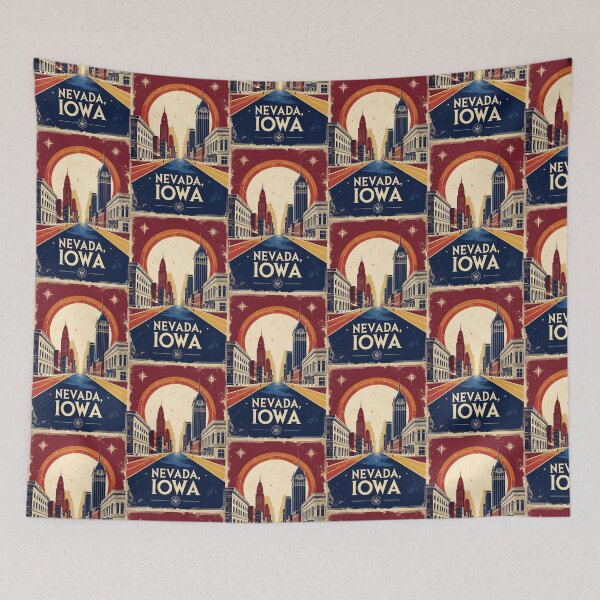 Item preview, Nevada Iowa 1950s USA Vintage Travel Tourism designed and sold by TravelersGems.