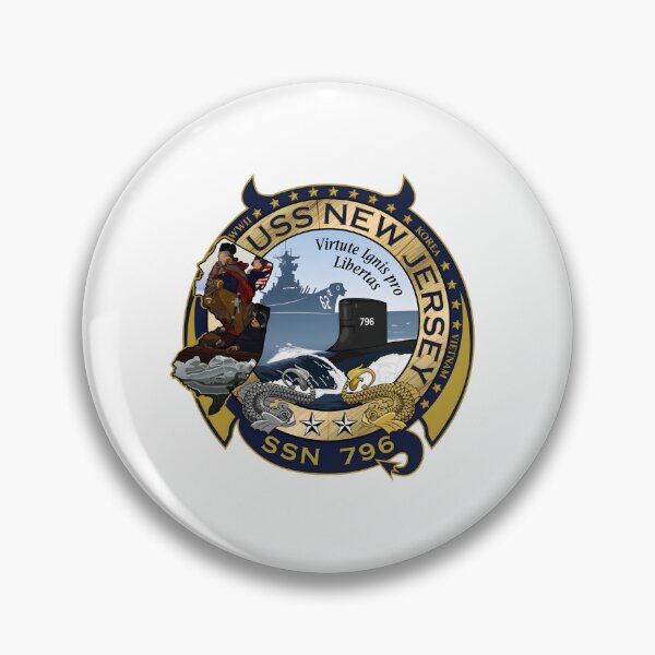Item preview, USS New Jersey SSN-796 Virginia-class Submarine Emblem designed and sold by CharlieDesings.