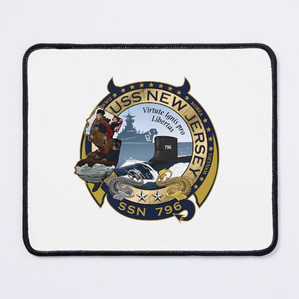 Item preview, USS New Jersey SSN-796 Virginia-class Submarine Emblem designed and sold by CharlieDesings.