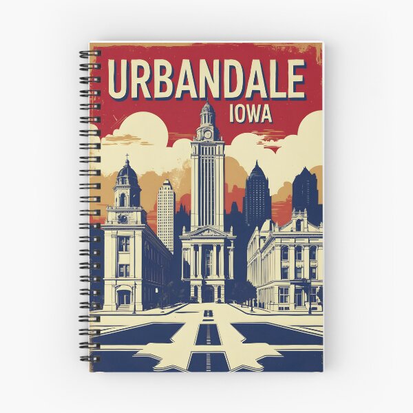 Item preview, Urbandale Iowa 1950s USA Vintage Travel Tourism designed and sold by TravelersGems.
